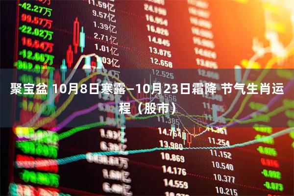 聚宝盆 10月8日寒露—10月23日霜降 节气生肖运程（股市）